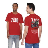 Kawasaki Z400 Naked Street Bike Graphic T Shirt Unisex Heavy Cotton Motorcycle Racing Streetwear Gift
