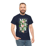 Mother Floral Design Unisex Heavy Cotton Tee Comfortable T Shirt Botanical Typography Graphic Streetwear Gift For Mom Mother’s Day Birthday Casual Everyday Wear