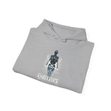 Existence Dystopian Society Cyborg Unisex Heavy Blend Hooded Sweatshirt Futuristic Sci Fi Robotic Graphic Cyberpunk Streetwear Hoodie