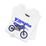 Yamaha YZ125 Inspired Motocross Blueprint Unisex Heavy Cotton Tee Dirt Bike Racing Graphic Shirt Streetwear Gift For Riders