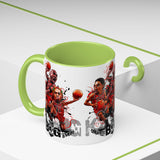 Legends On Court Ceramic Mug Basketball Gift For Sports Fans Gym Lovers Urban Lifestyle Drinkware Bold Streetwear Design Perfect For Coffee Tea And Everyday Motivation