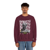 Dynasty Statue Graphic Unisex Heavy Blend Crewneck Sweatshirt Greek Sculpture Butterfly Streetwear Art Inspired Pullover
