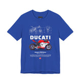 Italian Superbike Panigale Style Racing Motorcycle Graphic Unisex Heavy Cotton Tee Premium Streetwear T Shirt for Riders Bikers Enthusiasts and Everyday Wear