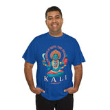 Kali Goddess Unisex Heavy Cotton T Shirt Hindu Spiritual Graphic Tee Maa Kali Mahakali Divine Shakti Protector Destroyer Of Evil Indian Mythology Devotional Streetwear Festival Wear Gift For Navratri...