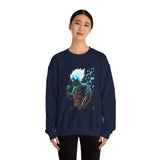 Limit Break Energy Unisex Sweatshirt Motivational Streetwear Power Graphic For Gym Lifestyle Anime Inspired Bold Confidence And Inner Focus