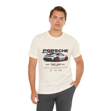 High-Performance Track Machine Blueprint Design Unisex Heavy Cotton Tee Powerful Street Racing Inspired Graphic Shirt