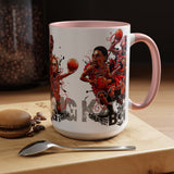 Legends On Court Ceramic Mug Basketball Gift For Sports Fans Gym Lovers Urban Lifestyle Drinkware Bold Streetwear Design Perfect For Coffee Tea And Everyday Motivation