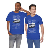 Toyota Land Cruiser Prado TXL Inspired Illustrated Luxury Off Road SUV Graphic T Shirt Premium 4x4 Adventure Vehicle Automotive Streetwear Rugged Travel Lifestyle Gift For SUV Enthusiasts