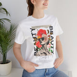 Beauty of Art Floral Collage Unisex Jersey Short Sleeve Tee Vintage Aesthetic Graphic Fashion Artistic Statement Streetwear T Shirt