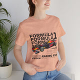 High Performance Single Seater Racing Car Graphic Unisex Heavy Cotton Tee Premium Motorsport Streetwear For Speed Lovers And Daily Casual Wear