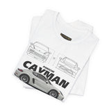 Minimal Sports Coupe Side Profile Graphic T Shirt High Performance Car Aesthetic Streetwear Unisex Heavy Cotton Tee Motorsport Lifestyle Gift For Car Lovers Racing Fans Urban Fashion Daily Wear