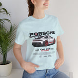 High-Performance Track Machine Blueprint Design Unisex Heavy Cotton Tee Powerful Street Racing Inspired Graphic Shirt