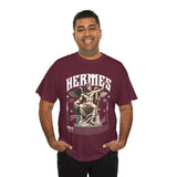 Hermes Greek Mythology Unisex Heavy Cotton Tee Ancient God of Communication and Travel Streetwear Graphic T Shirt