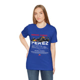 Sergio Checo Perez Inspired Formula Racing Graphic Unisex Tee Motorsport Streetwear Speed Culture Track Day Apparel Racing Fan Tribute Design For Formula Racing Enthusiasts