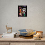 Jocker Sinister Grin Glossy Poster Dark Gothic Wall Art Psychological Expression Bold Horror Design Cinematic Home Decor Collector Piece For Visionary Creatives And Fearless Souls