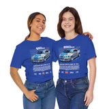 Nissan Skyline GT R R34 Inspired Illustrated JDM Racing Car Graphic T Shirt Iconic Japanese Performance Street Racing Culture Automotive Streetwear Gift For Car Enthusiasts