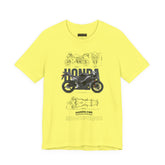 Honda CBR Superbike Blueprint Racing Motorcycle Graphic Tee Sport Bike Track Design T Shirt For Riders Speed Lovers Motorsport Streetwear Gift