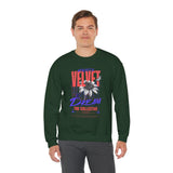 Velvet Dream The Collective Crewneck Sweatshirt Comfortable Unisex Pullover Bold Typography Graphic Artistic Streetwear Fashion Cozy Everyday Wear Perfect Gift for Creatives Dreamers and Trendsetters