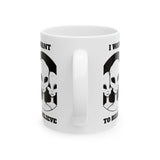 Unisex I Want To Believe Alien Ceramic Coffee Mug UFO Graphic Cup Extraterrestrial Space Themed Sci Fi Conspiracy Inspired Paranormal Gift Drinkware