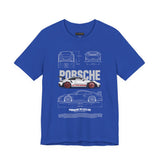 High Performance Track Racer Blueprint Art Unisex Heavy Cotton Tee Streetwear Motorsport Enthusiast Graphic Shirt