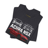 Japanese Hybrid Supercar Inspired Graphic T Shirt Modern NSX Style Performance Car Art Automotive Streetwear Unisex Tee High Speed Racing Lifestyle Shirt for Car Enthusiasts