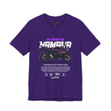 Yamaha R3 Phantom Inspired Sportbike Motorcycle Graphic Unisex Heavy Cotton Tee Premium Streetwear T Shirt for Riders Racers Enthusiasts Everyday Wear