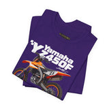 Yamaha YZ450F Inspired Motocross Blueprint Unisex Heavy Cotton Tee Dirt Bike Racing Graphic Streetwear Shirt Gift For Riders