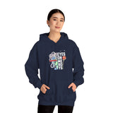 Eyes On Me Boys Medusa Hoodie Comfortable Unisex Heavy Blend Sweatshirt Mythological Streetwear Bold Empowerment Design for Self Expression Perfect Gift for Friends Birthdays Cozy Days Casual Wear