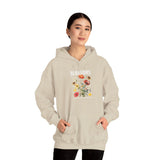 Blossoms Floral Graphic Hoodie Comfortable Unisex Sweatshirt Timeless Charm Streetwear Nature Inspired Empowerment Design Perfect Gift for Garden Lovers Friends Birthdays Cozy Days Casual Wear