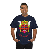Poochandi Drishti Bommai Tamil T Shirt Traditional Evil Eye Protection Graphic Tee South Indian Folk Art Dhrishti Mask Cultural Festival Streetwear Unisex Cotton Spiritual Apparel