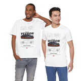 Bugatti Veyron Inspired Illustrated Hypercar Graphic T Shirt Ultimate Luxury Performance Supercar Automotive Streetwear Elite Speed Lifestyle Gift For Exotic Car Enthusiasts