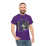 Stalked By Spectator Cyberpunk Graphic Unisex Heavy Cotton Tee Japanese Anime Glitch Streetwear T Shirt