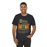 Dollar The Strength Burning Money Legacy Unisex Jersey Short Sleeve Tee Gothic Flames Graphic Bold Motivational Streetwear Statement T Shirt