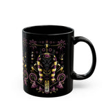 Anubis Balance God Ceramic Mug Egyptian Mythology Coffee Cup Cosmic Balance Design Spiritual Gift For Men And Women Perfect For Office Home Studio Tattoo Lovers And Ancient Art Collectors