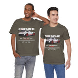 High-Performance Track Machine Blueprint Design Unisex Heavy Cotton Tee Powerful Street Racing Inspired Graphic Shirt