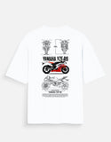 Yamaha YZF R6 Oversized T Shirt Superbike Graphic Streetwear Racing Bike Tee