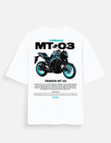 Yamaha MT 03 Oversized T Shirt Premium Naked Bike Graphic Streetwear Cotton Rider Tee