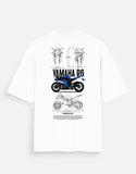 Yamaha R6 Oversized T Shirt Sports Bike Graphic Streetwear Motorcycle Racing Tee
