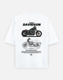 Harley Davidson Sportster Blueprint Graphic Oversized T Shirt Premium Cruiser Biker Streetwear Cotton Tee