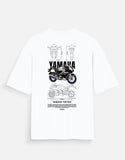 Yamaha YZF R15 Oversized T Shirt Racing Bike Graphic Streetwear Biker Tee