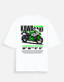 Kawasaki Ninja ZX10R Graphic Oversized T Shirt Premium Superbike Racing Streetwear Cotton Rider Tee
