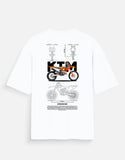 KTM 250 EXC Graphic Oversized T Shirt Premium Dirt Bike Motocross Streetwear Cotton Rider Tee