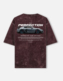 Porsche 718 Cayman GT4 RS Acid Wash Oversized T Shirt Performance Car Streetwear Graphic Tee