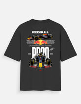 Red Bull RB20 Formula Racing Oversized T Shirt Motorsport Streetwear Graphic Tee