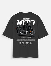 Yamaha MT 07 Oversized T Shirt Premium Naked Bike Graphic Streetwear Rider Cotton Tee