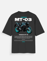 Yamaha MT 03 Oversized T Shirt Premium Naked Bike Graphic Streetwear Cotton Rider Tee