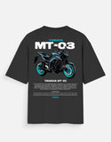 Yamaha MT 03 Oversized T Shirt Premium Naked Bike Graphic Streetwear Cotton Rider Tee