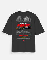 Checo Perez Formula 1 Oversized T Shirt Red Bull Racing F1 Motorsport Streetwear Graphic Tee