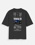 Yamaha R6 Oversized T Shirt Sports Bike Graphic Streetwear Motorcycle Racing Tee