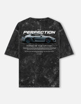 Porsche 718 Cayman GT4 RS Acid Wash Oversized T Shirt Performance Car Streetwear Graphic Tee
